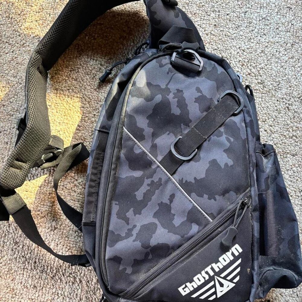 Men's Black camo outdoor Bag